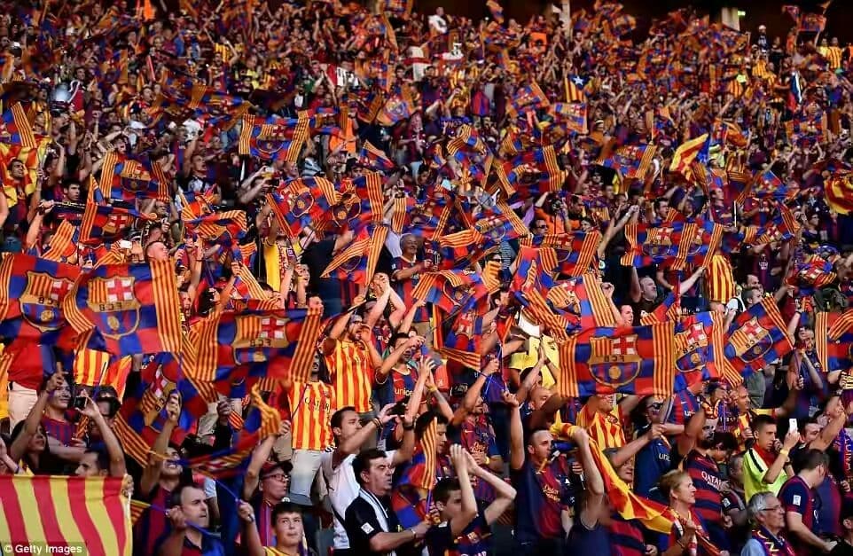 Fans celebrating