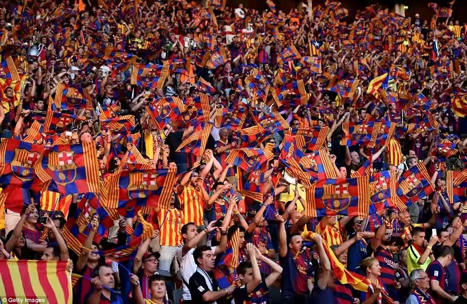 Fans celebrating